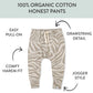 Honestbaby Multipack Honest Pants Joggers Pull On 100% Organic Cotton For Infant Baby And Toddler, Boys, Girls, Unisex, Zanzibar
