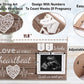 Garybank New Mom Gifts 2024- Love At First Sight Ultrasound Picture Frame, W/ Weekly Pregnancy Milestone Cards & Pregnant Activi