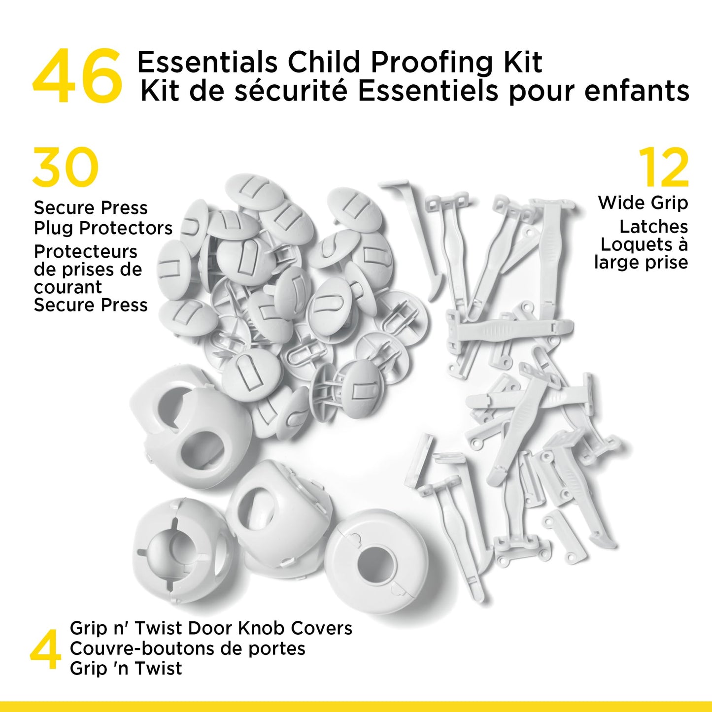 Safety 1St Essentials Childproofing Kit, 46 Pack