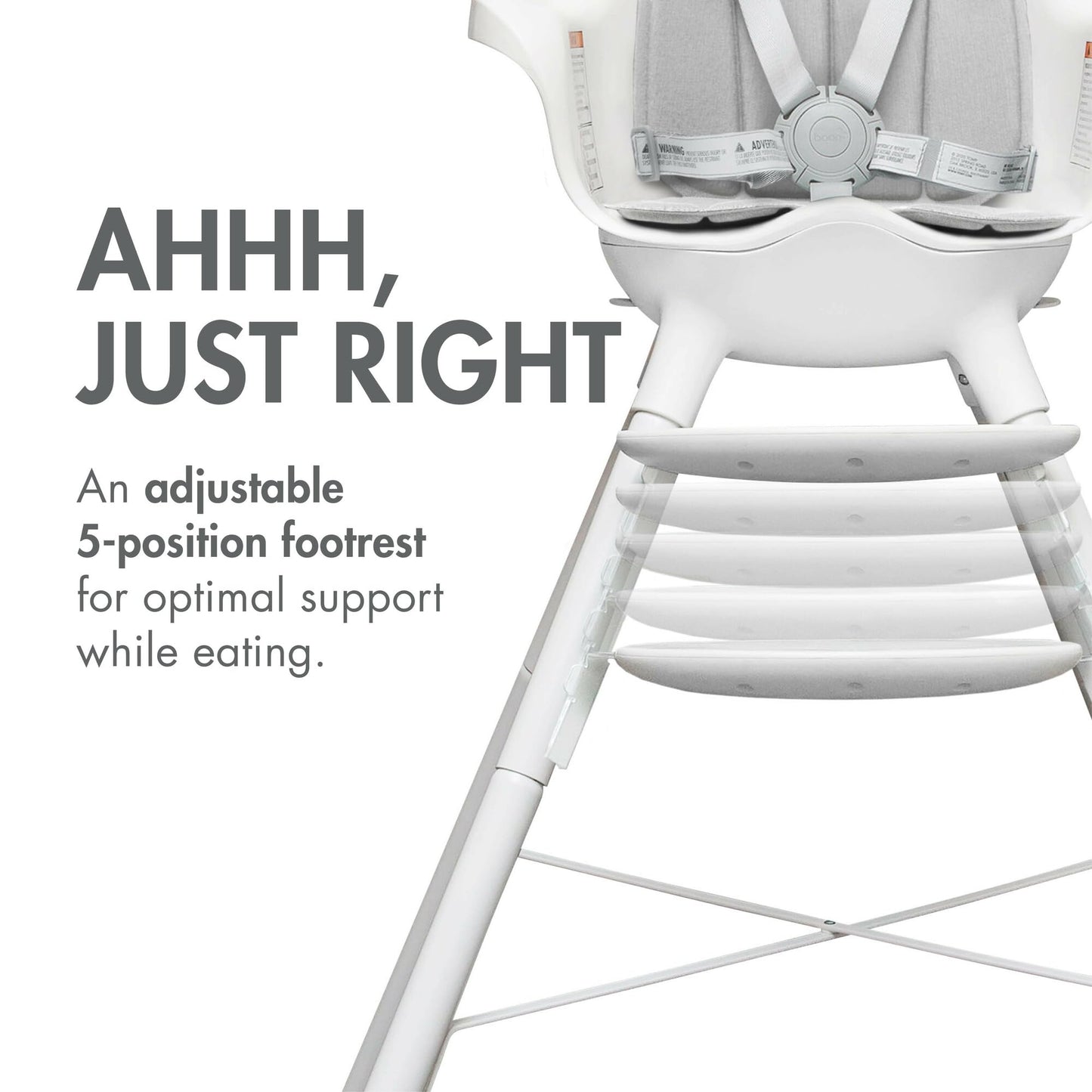 Boon Grub Adjustable Baby High Chair - Convertible High Chair And Toddler Chair - High Chairs For Babies And Toddlers 6 Months T
