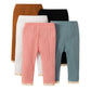 Unikaka Toddler Baby Girl 0-36 Months 5-Pack Pants In Grey White Black Orange And Pink