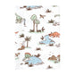 Hudson Baby Unisex Baby Cotton Flannel Burp Cloths, Dinosaur Adventures 4-Pack, One Size