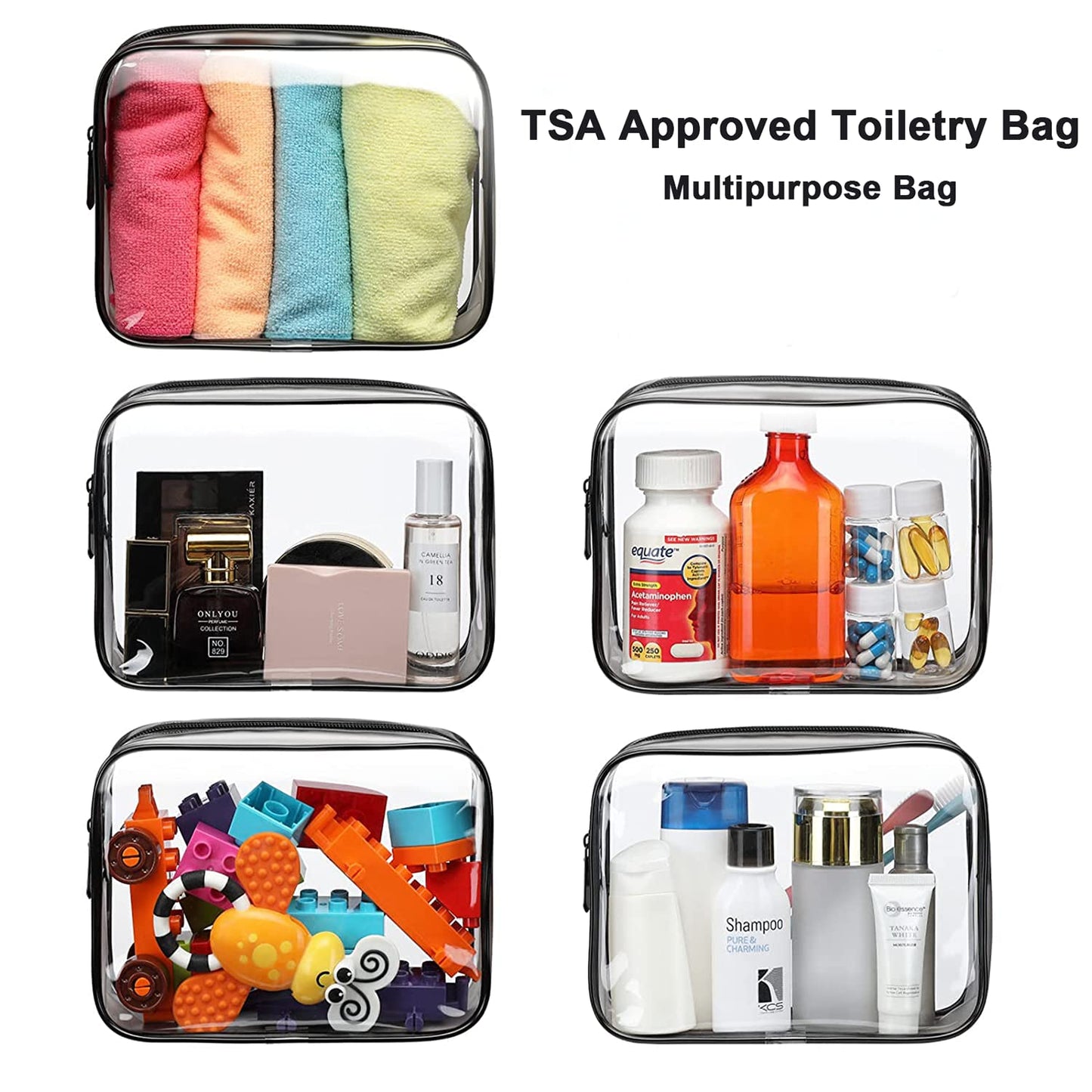 Diaper Bag With Organizing Pouches, Nappy Bags Handbag Multifunction Diaper Bag For Baby Care Travel Backpack Large Capacity Bla