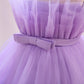 Flower Baby Girl Lace Dress Toddler Tulle Sleeveless Bow Princess Party Wedding Pageant Bridesmaid (Purple042.6-12 Months)
