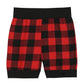 Newborn Baby Boys Girls Deer Little Man Letter Printing Plaid Shorts Outfit Set (White02, 0-3 Months)