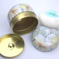 Topwon Powder Case With Powder Puff For Body Powder Container Dusting Powder Case For Baby&Mom (Gloden Flower)