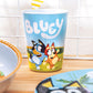 Zak Designs 5-Piece Dinnerware Set, Bluey - Durable Plastic & Stainless Steel - Includes Tumbler, 8-Inch Plate, 6-Inch Bowl, For