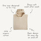 Mushie Poncho Towel For Toddlers And Kids (Moss) | Organic Terry Cotton | Ages 1-3 Years