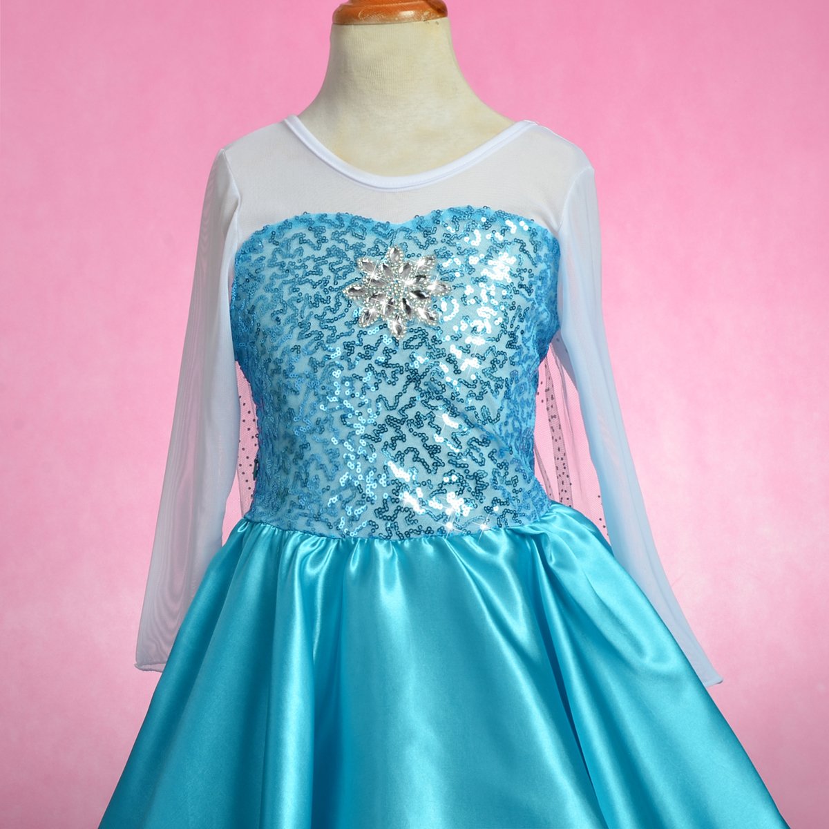 Lito Angels Girls Princess Dress Up Costumes Snow Queen Dress Halloween Christmas Costume With Accessories Size 8