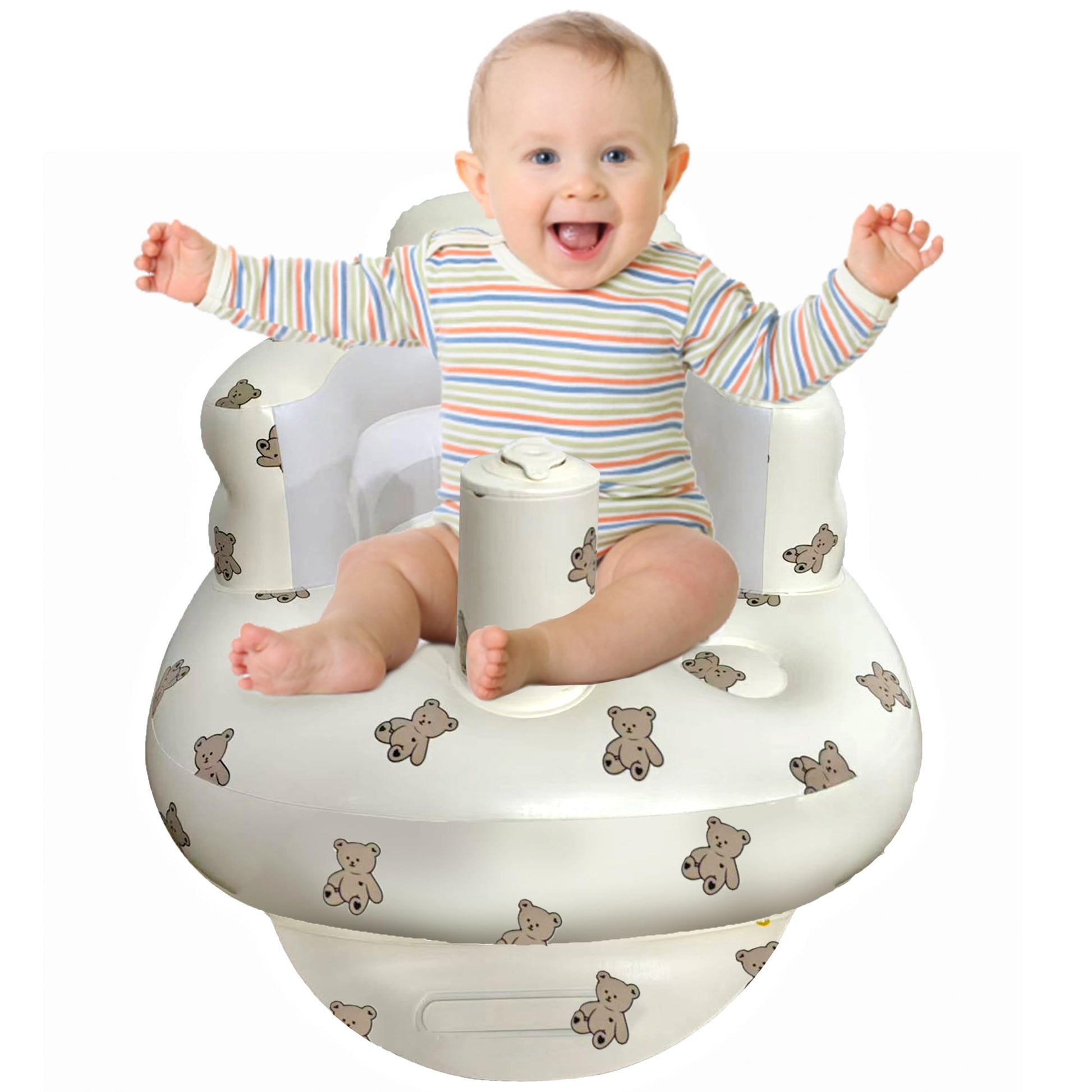 Inflatable Baby Seat, Baby Seats For Infants For Sitting Up, Comfortable Baby Seats For Sitting Up 3 Months And Up, Sit Up Chair