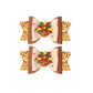 Baby Thanksgiving Turkey Hair Bows Clips Hair Barrettes Hair Accessories for baby Girls.(F173) (Orange Turkey)