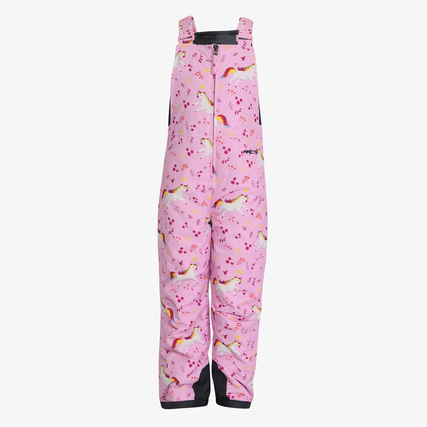 Arctix Infant/Toddler Chest High Snow Bib Overalls, Unicorn Party Pink, 2T