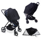 JOFOL BABE - Baby Mosquito Net for Stroller Sun Protection,2 in 1 Baby Stroller Mosquito Net,Adjustable Stroller Mosquito Net Su