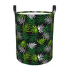 Pevtufa Tropical Leaves1 Foldable Laundry Basket Organizer,Fabric Clothes Toy Storage Basket Nursery Hamper Storage Bin For Hous