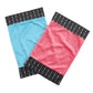 One Grace Place Magical Michayla Burp Cloth, Black, Pink And Turquoise