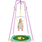 EL&ITWings Baby Jumper with Stand, Height-Adjustable Baby Jumpers and Bouncers, Baby Exerciser Suitable for 6-24 Months,Wise Gif