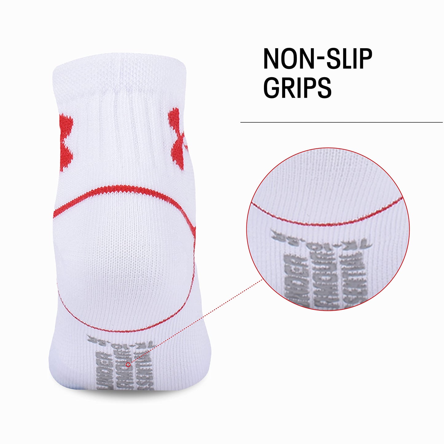 Under Armour Baby Boys Multi Pack Basic Essential Quarter Sock, White, 12-24 Months