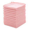 Mukin Baby Washcloths Set - 12 Pack 12X12 Inches Microfiber Coral Fleece Face Towel For Newborns, Infant, Toddlers Or Kids. Ultr