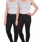 LOVO Comfy Black Leggings for Girls Soft Cotton Material, Perfect for Everyday Wear (12 Years  13 Years, 2)
