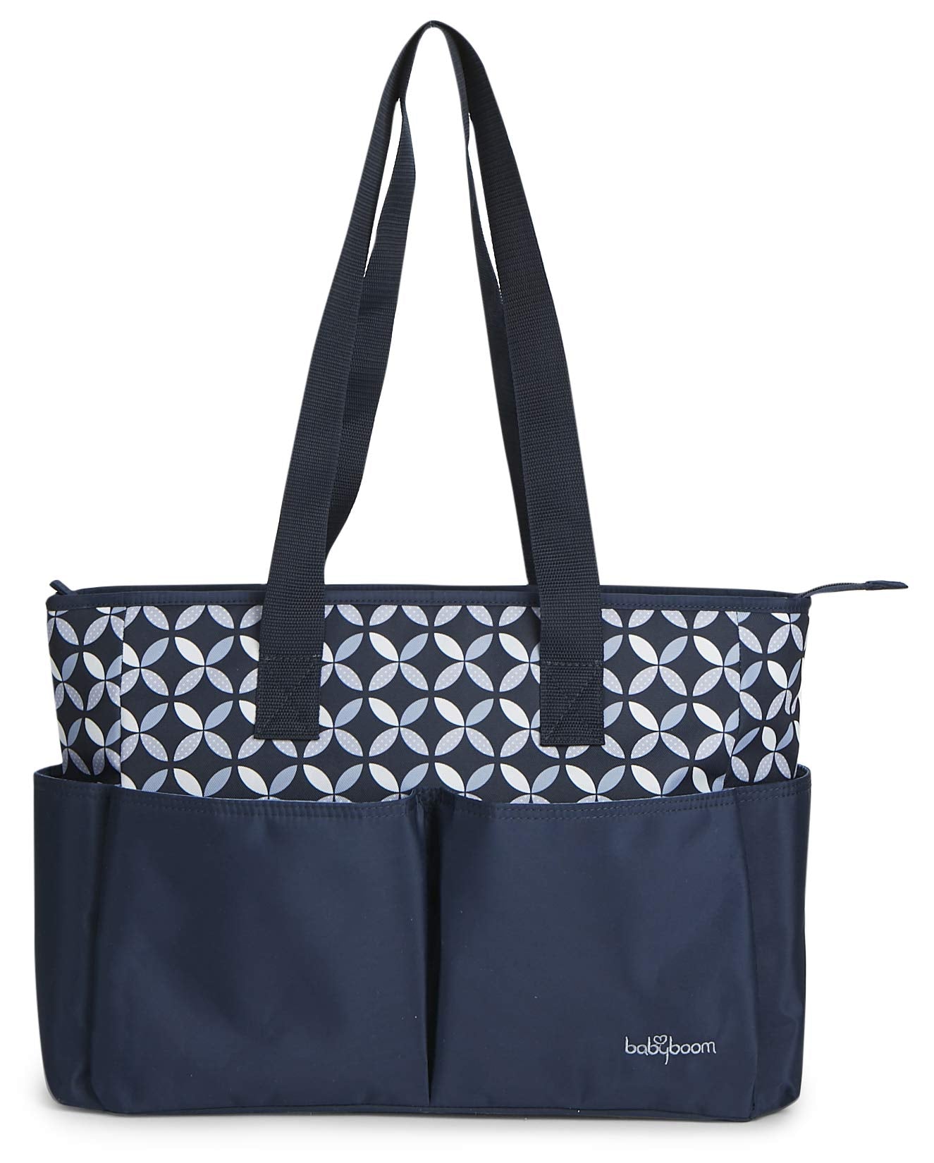 Baby Boom Ivy 4Piece Tote Diaper Bag Set, Navy, One Size