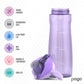 Pogo Plastic Water Bottle With Chug Lid And Carry Handle, Reusable, Bpa Free, Dishwasher Safe, Perfect For Travel And Gym, Lilac