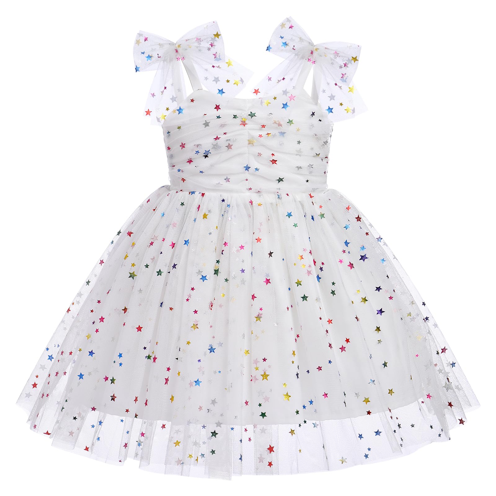 Idopip Baby Girls Sequin Star Tutu Dress Summer Sleeveless Backless Pr – Cutebab WBBAPB0C77QV3BC