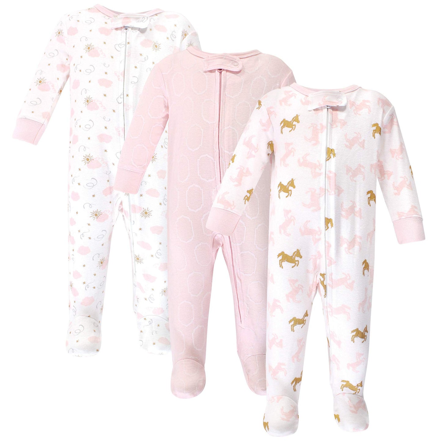 Yoga Sprout Unisex Baby Cotton Zipper Sleep And Play, Unicorn, 3-6 Months