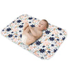 Baby Diaper Changing Pad, 21 5/8' X 31.5' Waterproof Changing Pad Liners - Reusable Soft And Absorbent Portable Changing Mat(F