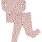 Avauma Baby Boys Girls Pajama Set 6M-7T Kids Cute Toddler Snug Fit Pattern Design Pjs Cotton Sleepwear Flower Pattern (Daily.Pin