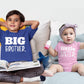 Unordinary Toddler Big Brother Little Sister Outfits Brother Sister Sibling Matching Baby Newborn Girl Set (Charcoal Blue/Pink,