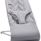 Babybjrn Bouncer Bliss, Cotton, Petal Quilt, Light Gray
