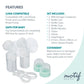 Motif Medical, Luna Double Pumping Kit, Replacement Parts For Breast Pump 21Mm