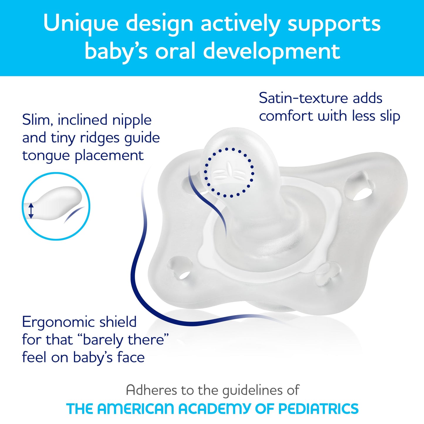 Chicco Physioforma 100% Soft Silicone Mini One Piece Pacifier For Babies 0-2 Months | Bpa & Latex Free | Reusable Sterilizing Ca