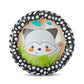 Infantino Jungle Peek & Roll - Encourages Crawling, Inflatable Activity Toy with Bouncing Balls Inside, Fun & Friendly Animal Ch