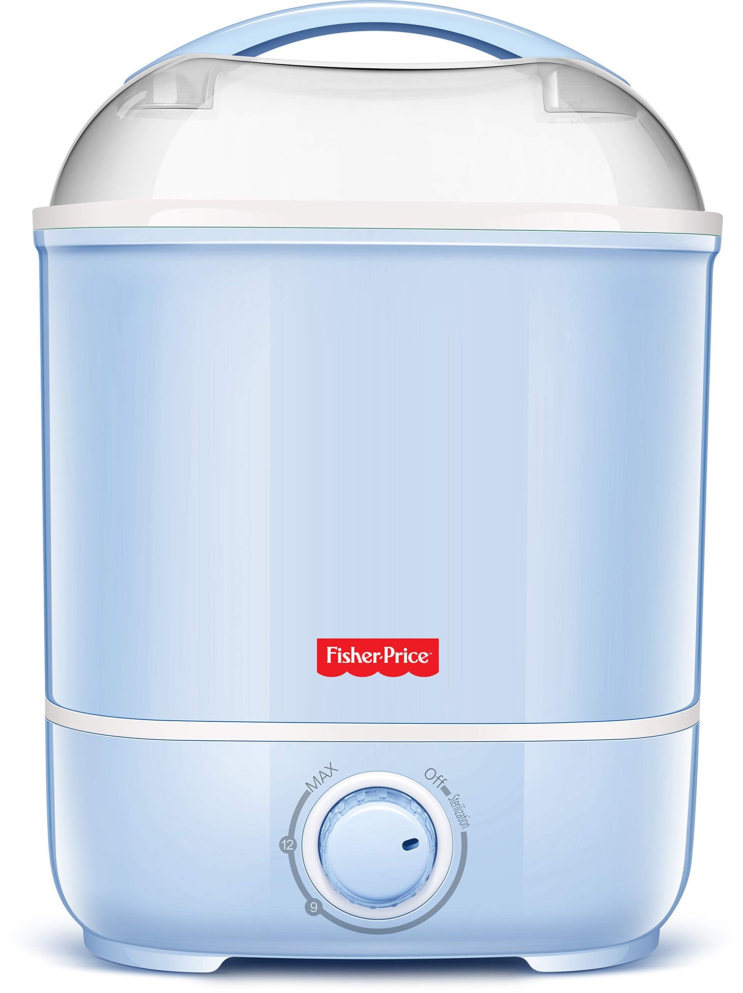 FisherPrice Steam Sterilizer For Baby Essentials | 6Bottle Capacity | Auto ShutOff  (Sterilizer)