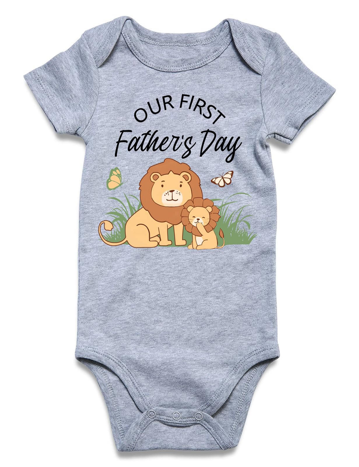 Funnycokid Our First Father'S Day Baby Boys Girls Bodysuit Outfit Newb – Cutebab WBBAPB0CY2BZVF7