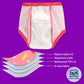 Moomoo Baby 8 Packs Toddler Training Underwear For Boy And Girls Strong Absorbent Cotton Training Pants 7T Pink