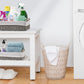 Sorbus Storage Wicker Baskets - 2 Decorative Gift Baskets For Baby Room, Bedroom, Nursery - Lined Paper Rope Baby Basket Set For