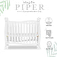 Dream On Me Violet 4-In-1 Convertible Mini Crib In White, Greenguard Gold Certified, Jpma Certified, 3 Position Mattress Height