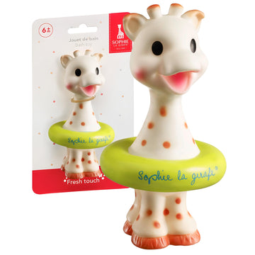 Sophie la girafe, Fresh Touch | Bath Toy | Colors May Vary (Blue or Yellow) | Fun Toy That Floats & Sprays Water When Pressed