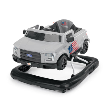 Bright Starts Ways to Play Walker - Ford F-150, All American, 4-in-1 Walker for 6 Months and Up, 2 Can Play At Once