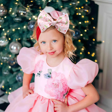 Oneninedream Christmas Baby Bows For Baby Snowflakes Branch Headbands For Girls Christmas Tree Hair Bows Christmas Hair Accessor