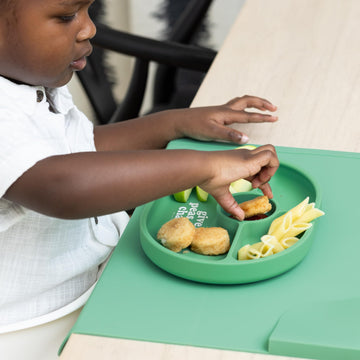 Bella Tunno Silicone Suction Plate - Silicone Baby Plates And Toddler Plates With Suction Bottom To Help Eliminate Spills, Bpa F