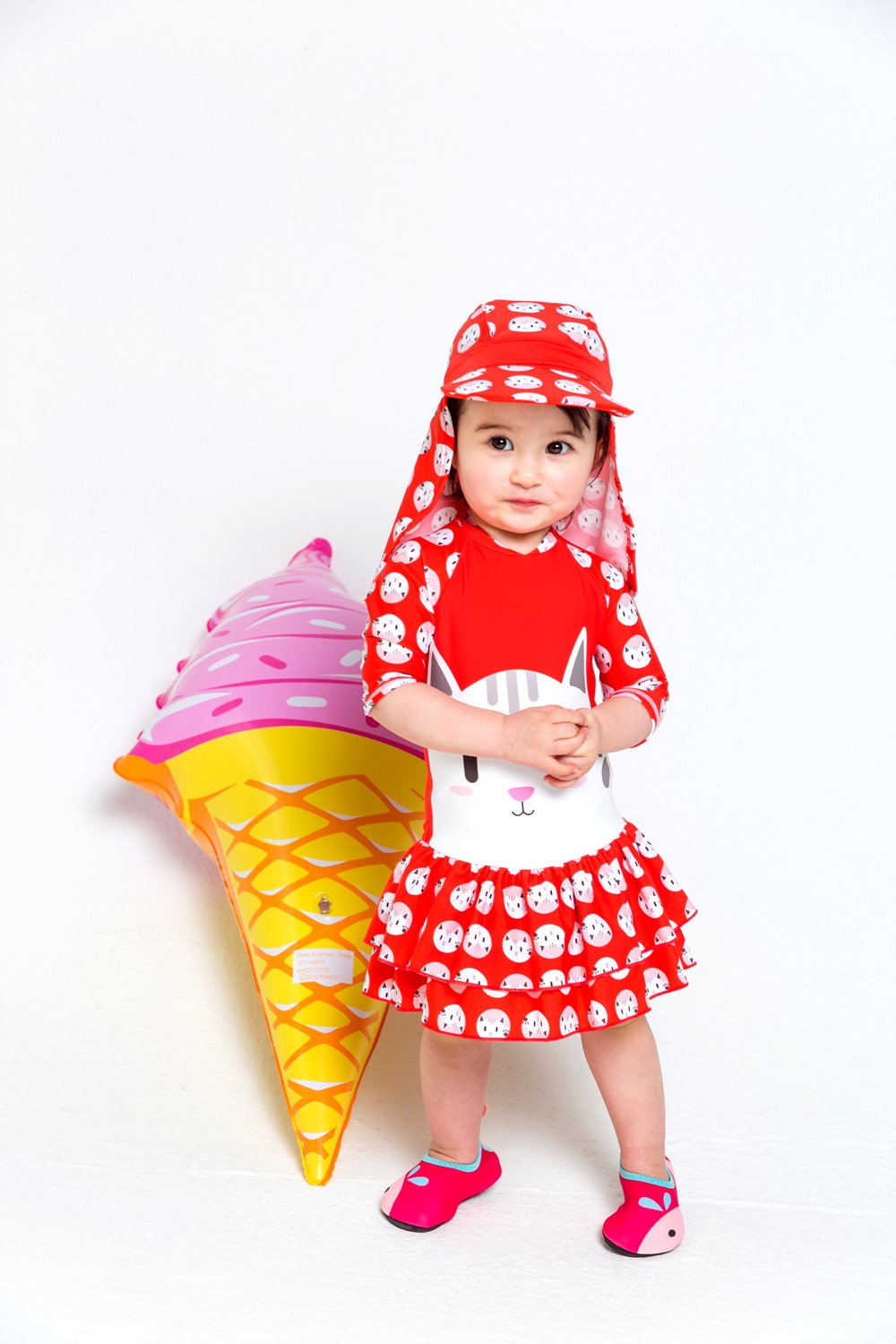 Vaenait Baby 0-24M Little Girls Onepiece Rashguard Swimsuit Hello Cat Baby S