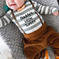Zaxarra Baby Boy Girl Thanksgiving Outfit Long Sleeve Letter Romper + Hat + Turkey Crib Shoes 3Pcs Clothes Set (12-18 Months, St