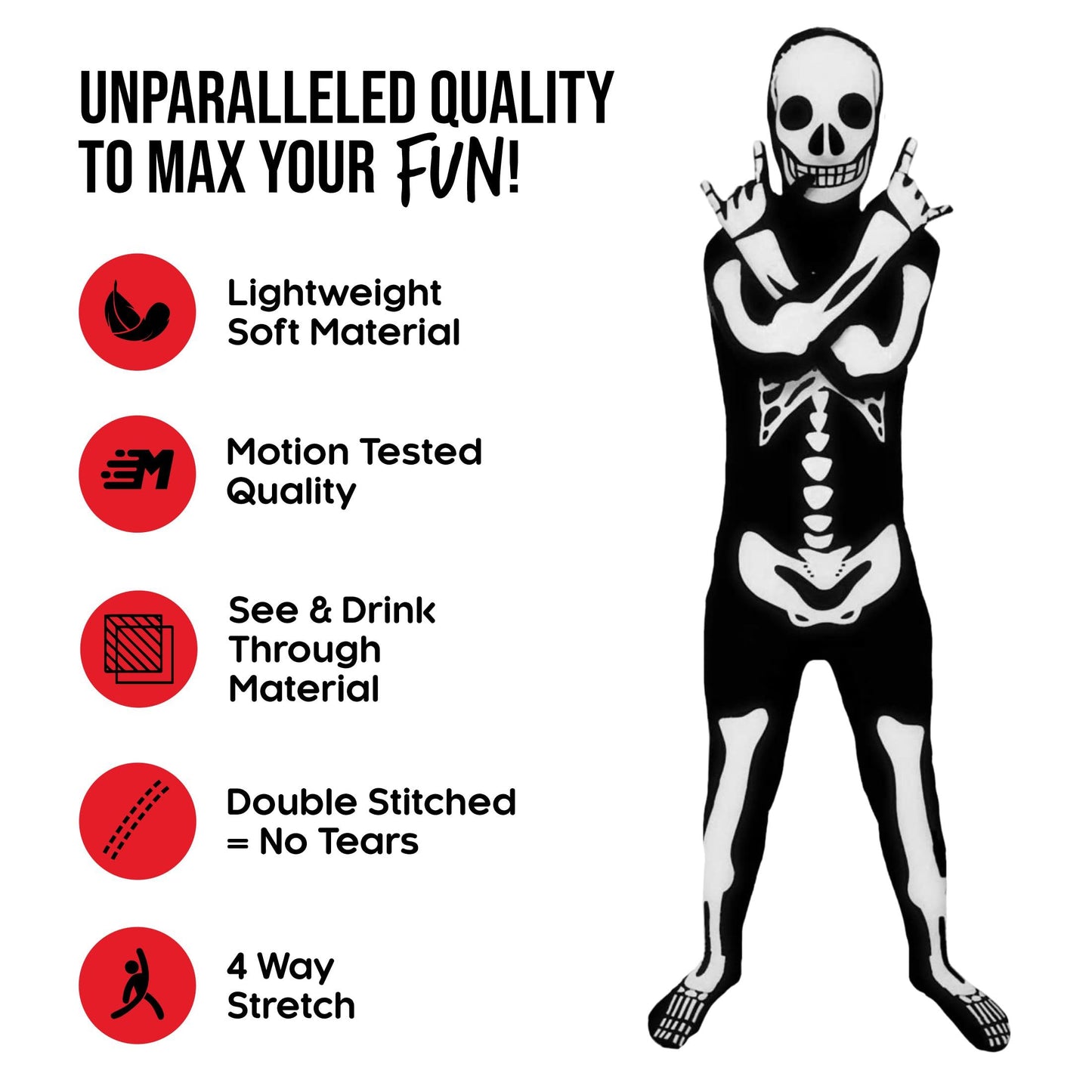 Morphsuits Skeleton Costume For Boys, Skeleton Costume Kids, Kids Skeleton Costume, Scary Halloween Costumes For Boys, Kids Skel