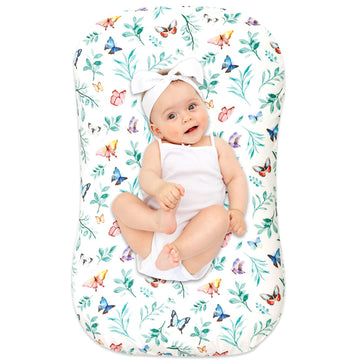 Baby Lounger Cover For Boys And Girls, Newborn Lounger Slipcover Removable Infant Floor Seat Baby Nest Cover, Baby Padded Lounge