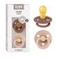 Bibs Pacifiers Colour Collection | Natural Rubber Baby Pacifier | Set Of 2 Bpa-Free Soothers | Made In Denmark | 18+ Months (Pac