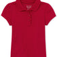 The Children'S Place Baby Girls And Toddler Girls Short Sleeve Ruffle Pique Polo, Ruby, 3T