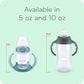 NUK Learner Cup, 10 Ounce, Tritan Gray Star - BPA Free, Spill Proof Sippy Cup